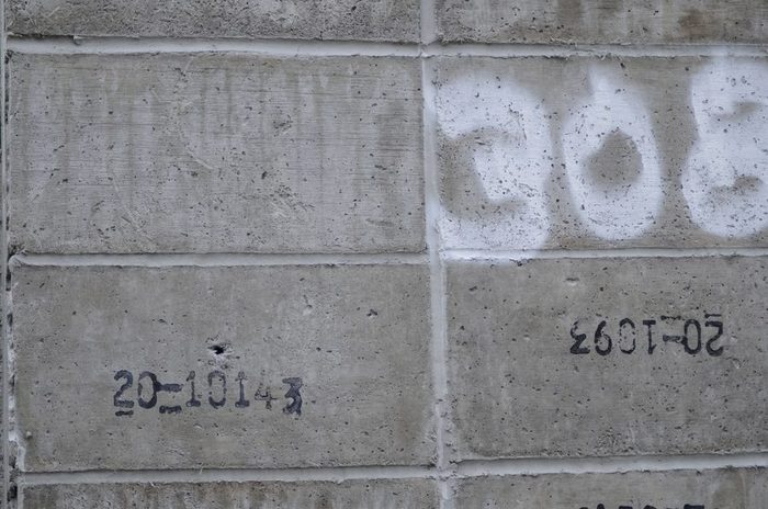 Impact points from .308 rounds on an Amidon Shield wall